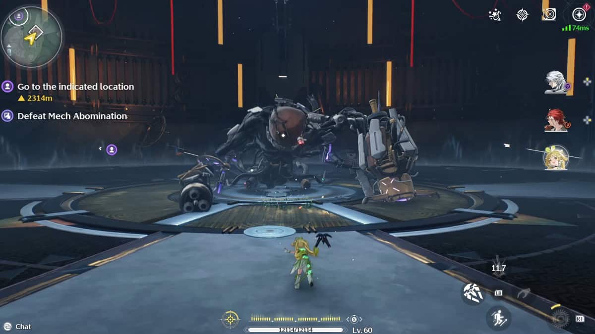 The Mech Abomination world boss.