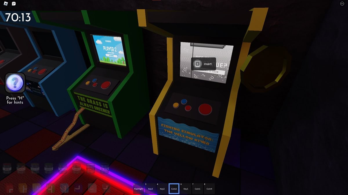 arcade room puzzle solution, terminal escape room