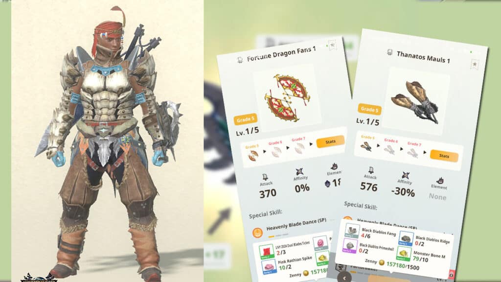 Dual Blade Best Builds in Monster Hunter Now