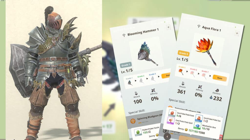 Hammer Best Builds in Monster Hunter Now