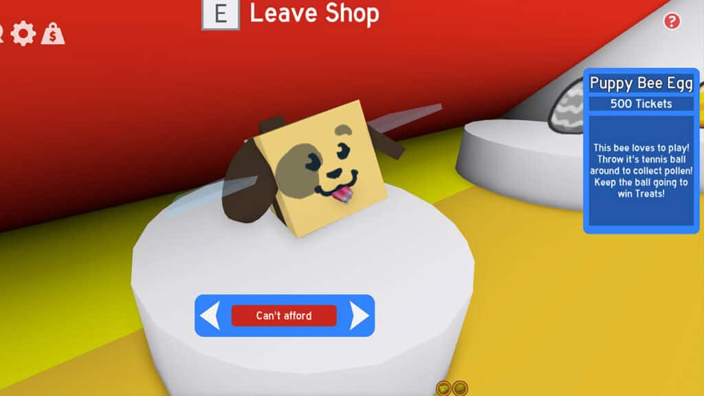 Puppy Love New Buff in Roblox Bee Swarm Simulator