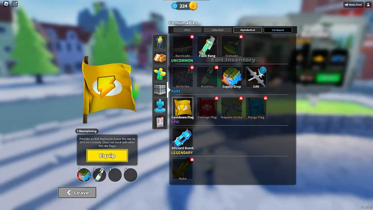 consumables in roblox tower defense simulator