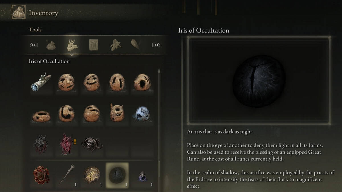 elden ring iris of occultation image