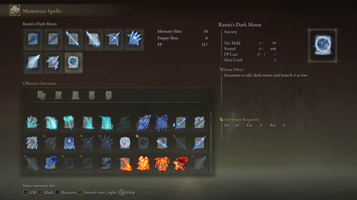 Elden Ring Dark Moon Greatsword build guide