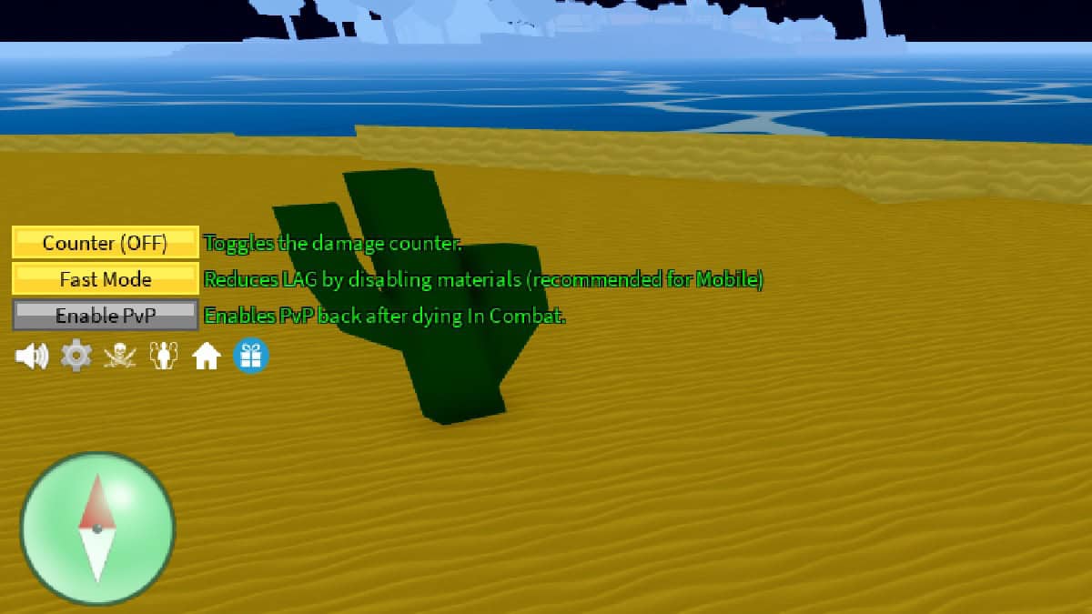 enabling pvp in roblox blox fruits