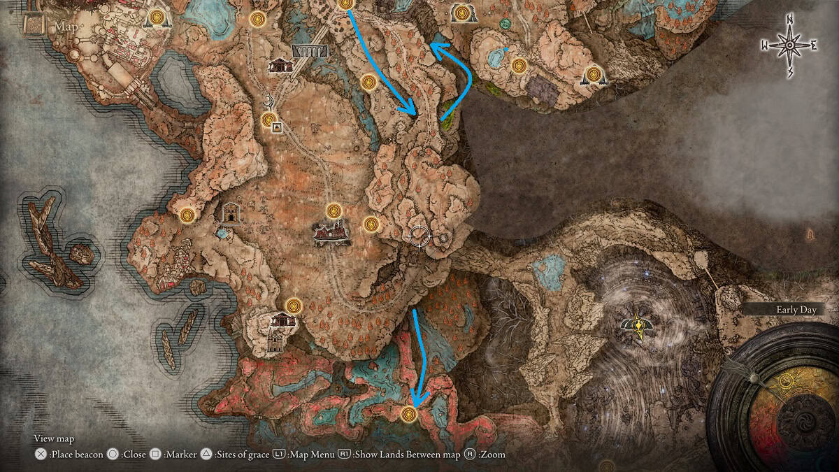 cerulean coast site of grace location