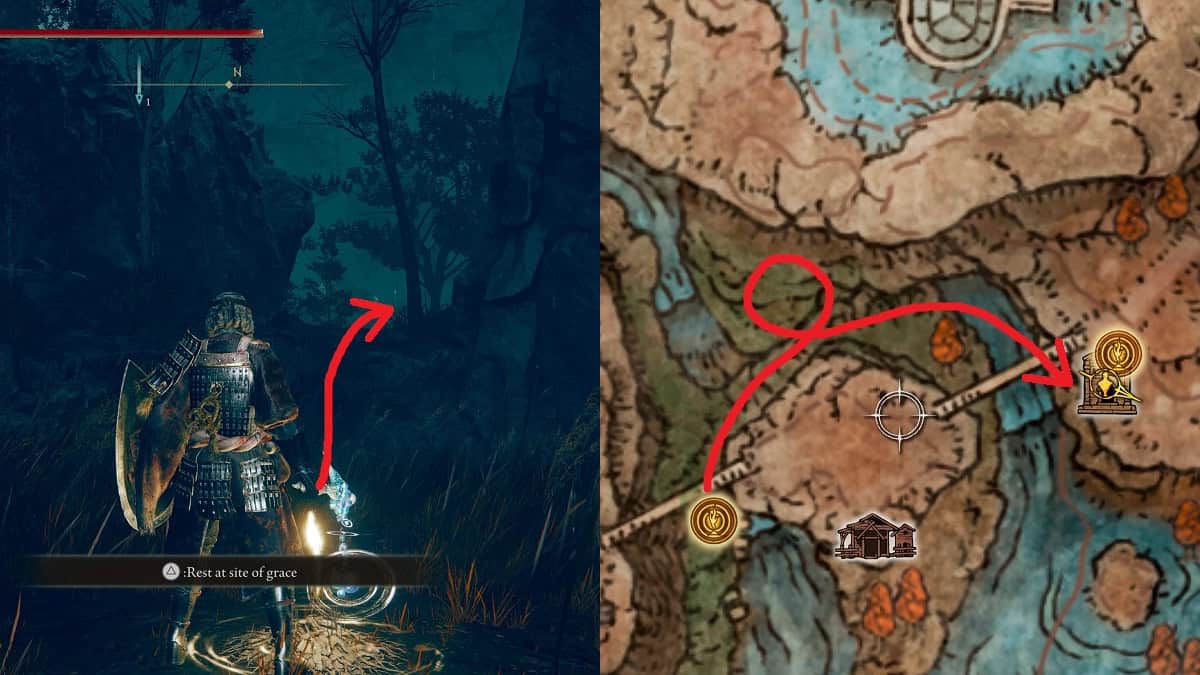 how to find eastern nameless mausoleum and rakshasa's great katana
