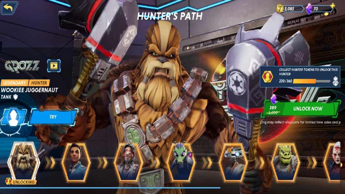 the hunter's path menu
