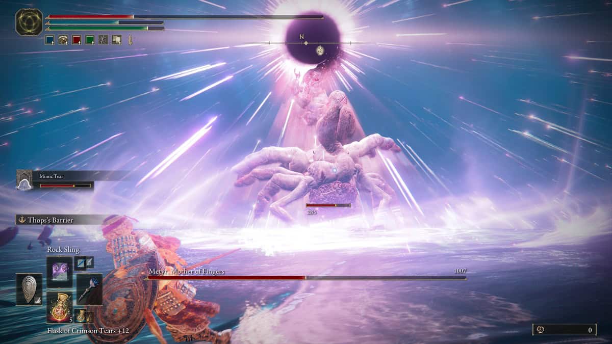 metyr mother of fingers gravity well attack