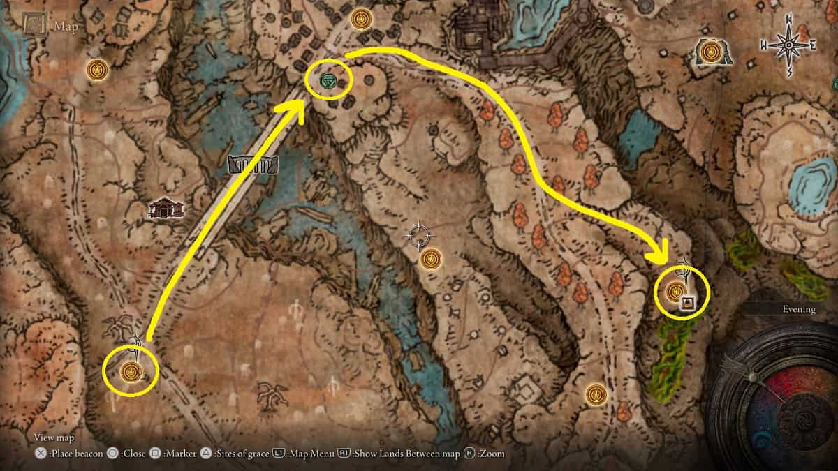 three scadutree fragments outside castle ensis