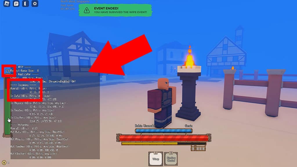 Warp in Shinobi Lineage