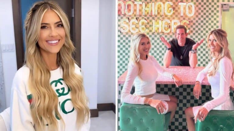 Christina Hall’s Spouse-Based Reality Show in Limbo amid Divorce Christina Hall (L), Heather Rae El Moussa, Tarek El Moussa, and Christina Hall (R)