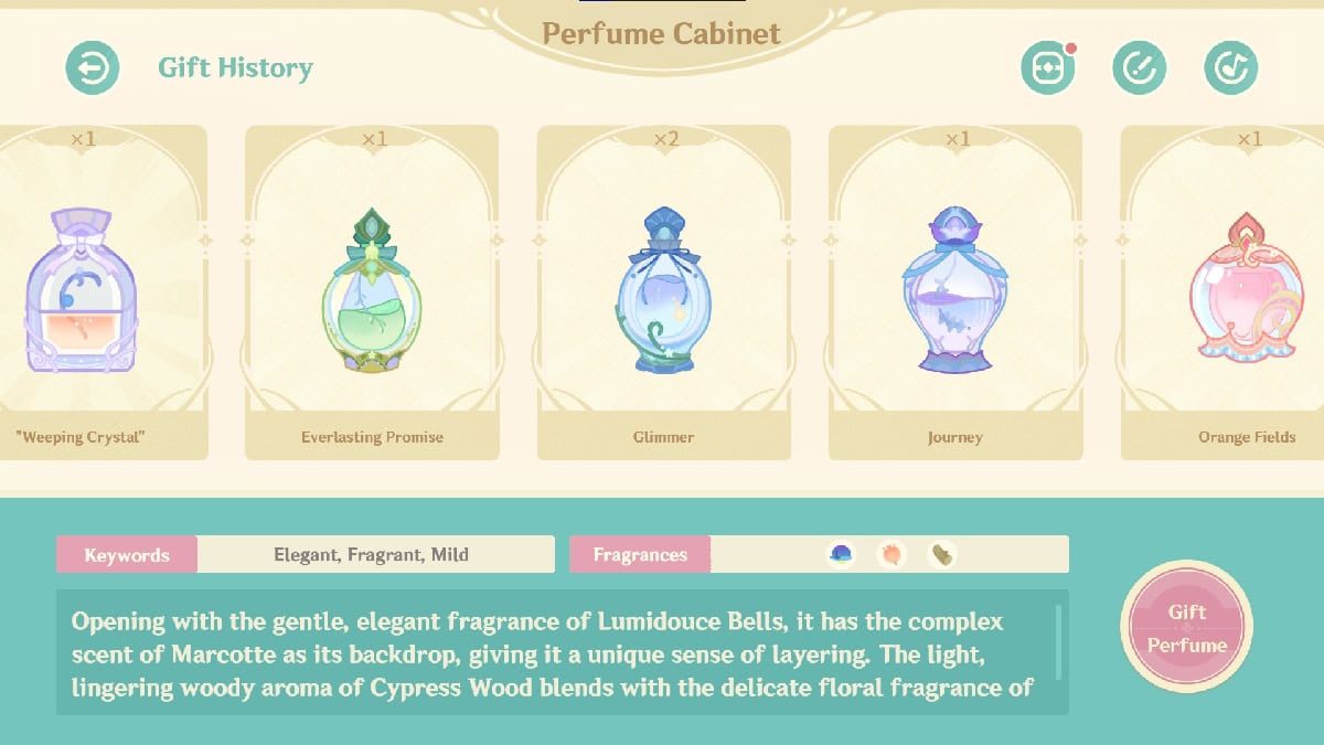 Genshin Impact Fragrant Fantasy