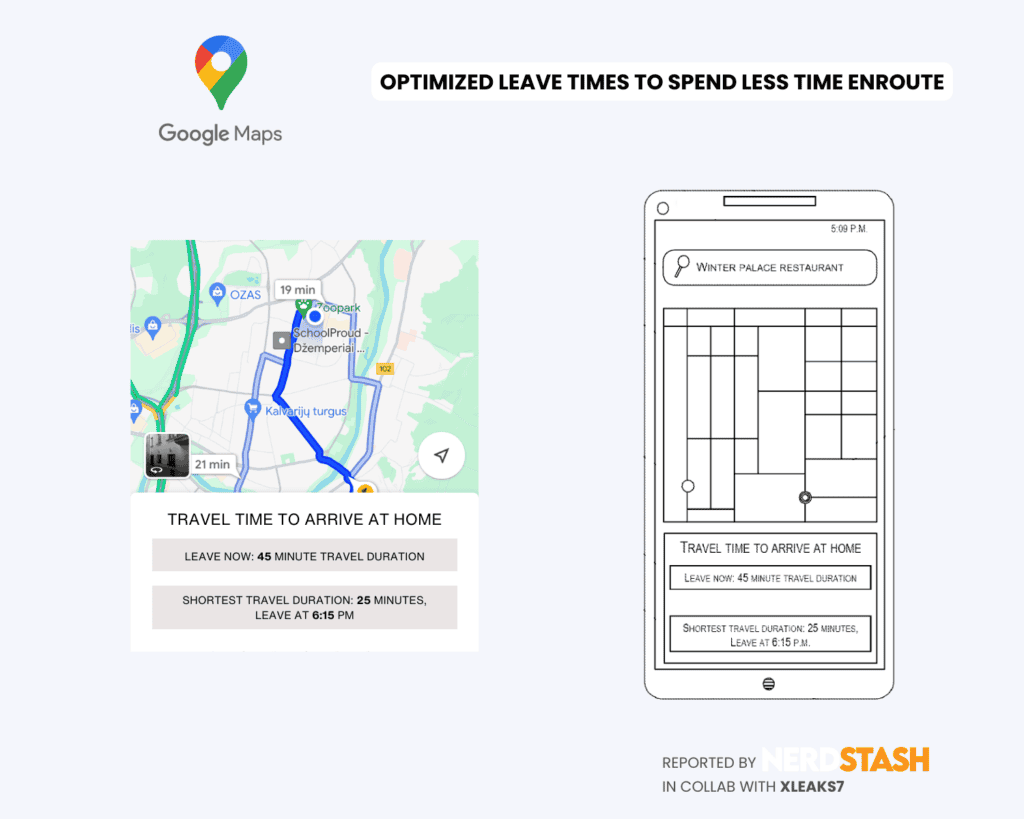 Google Maps Leave Time Recommendations for Shortest Travel Durations