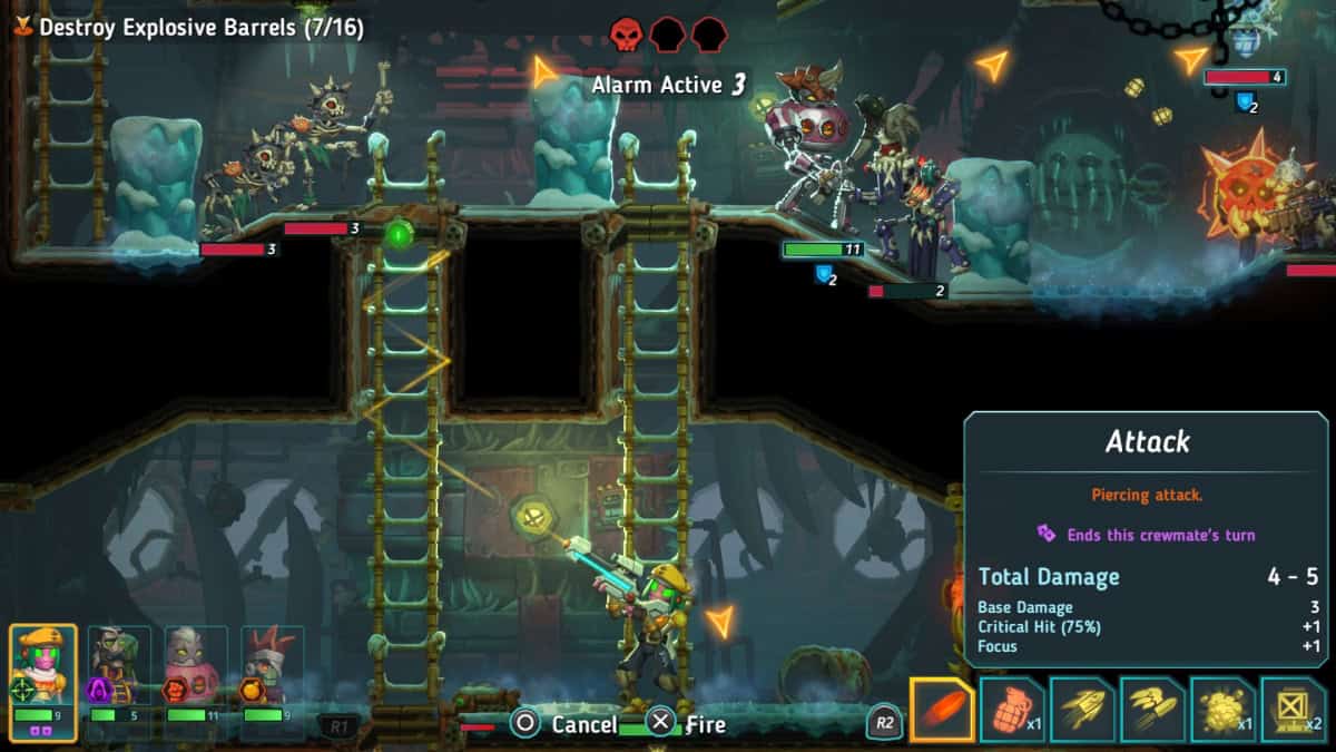 SteamWorld Heist Combat