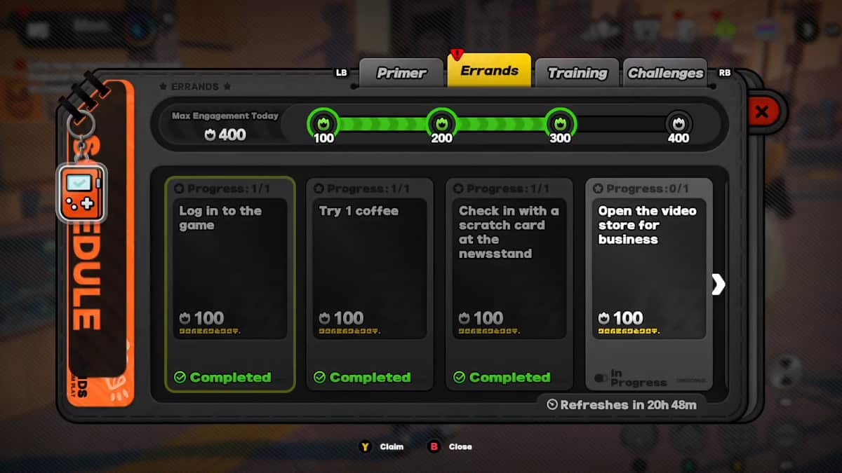 Daily Errands in Zenless Zone Zero.