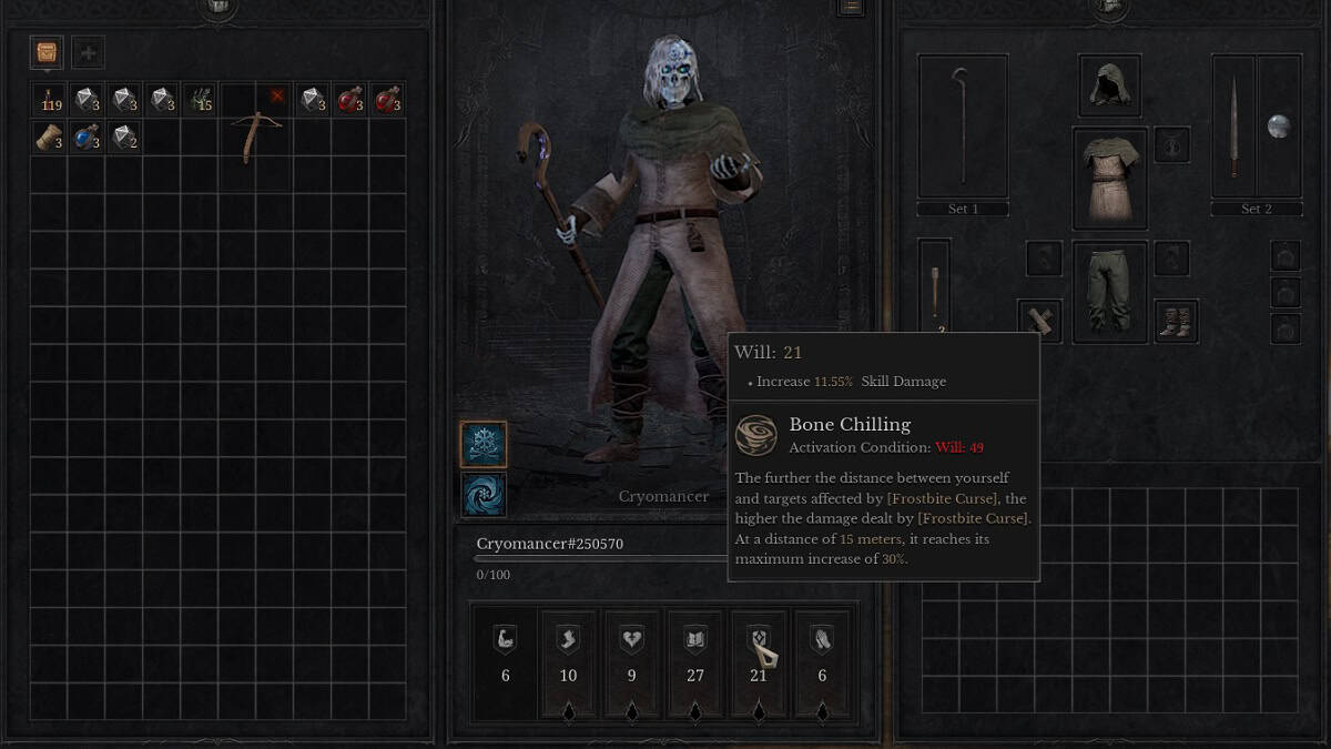 best passives for group cryomancers in dungeonborne