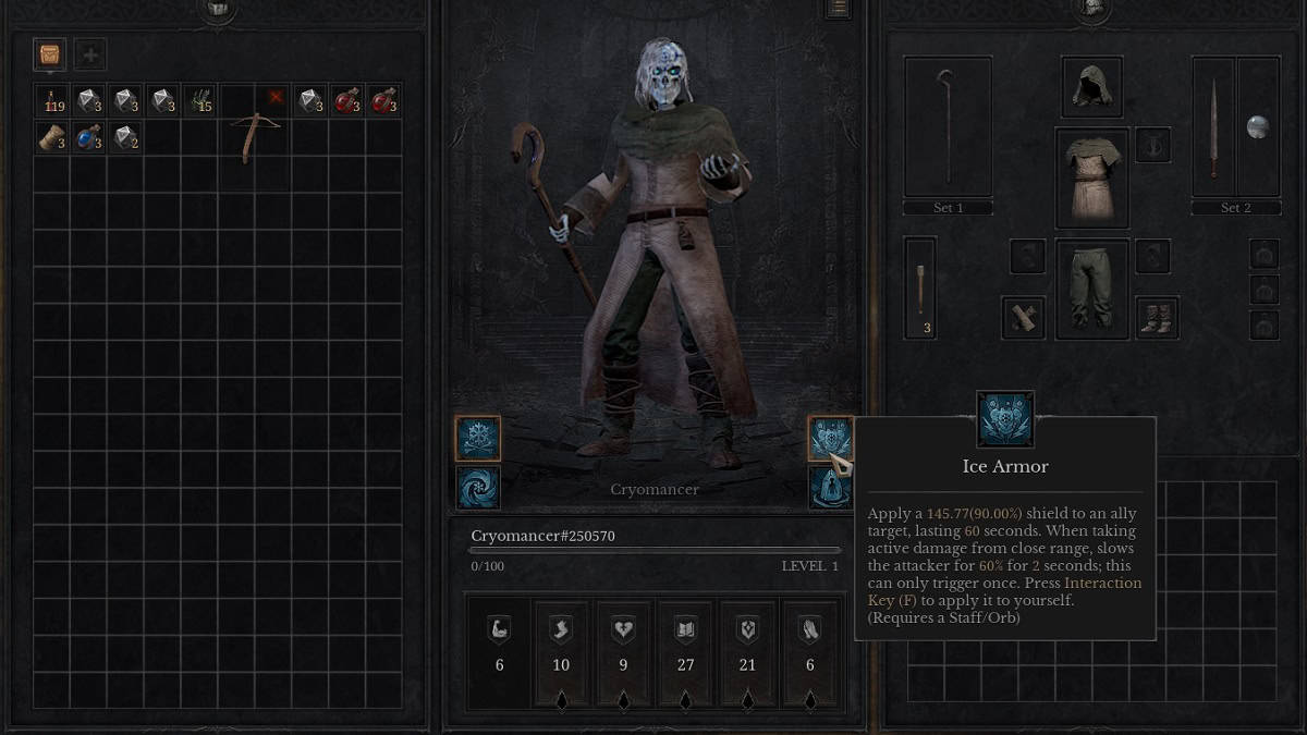 best skills for group cryomancers in dungeonborne