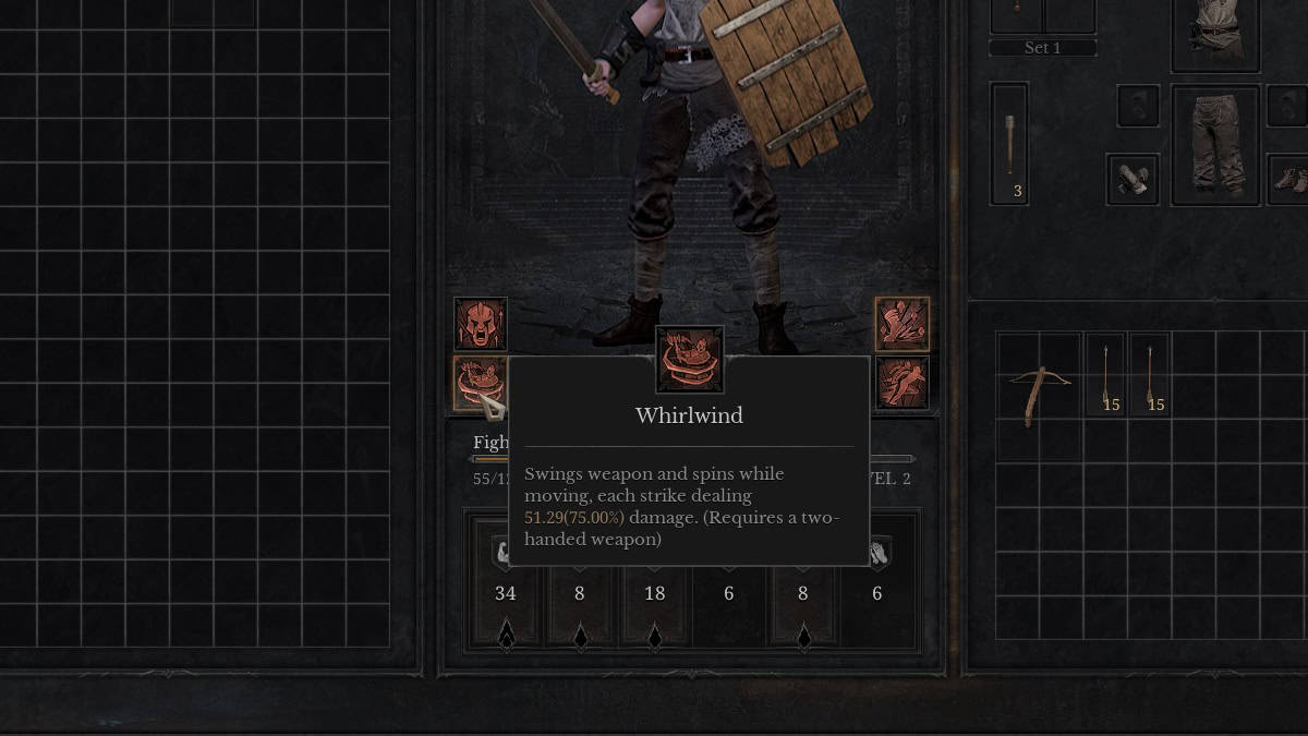 best skills for group fighter build dungeonborne