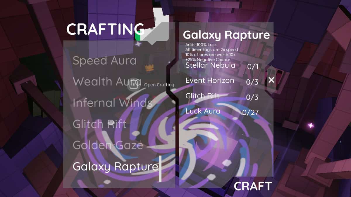 making a galaxy rapture with stellar nebula