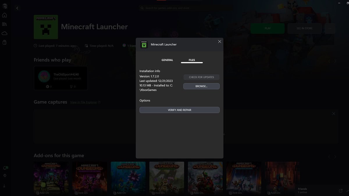 how to force minecraft on pc to update