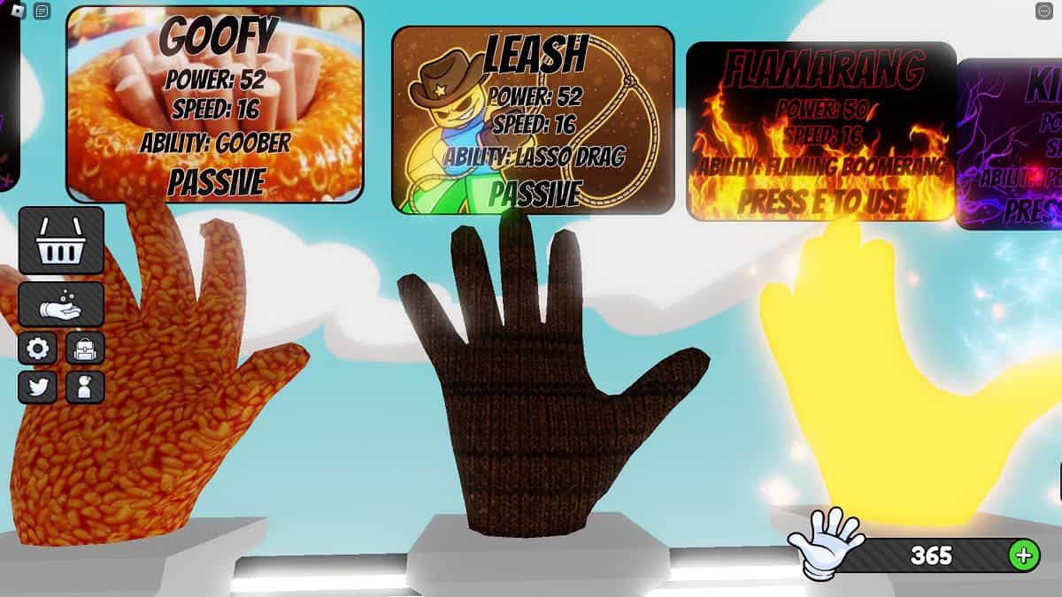 leash glove statue in roblox slap battles