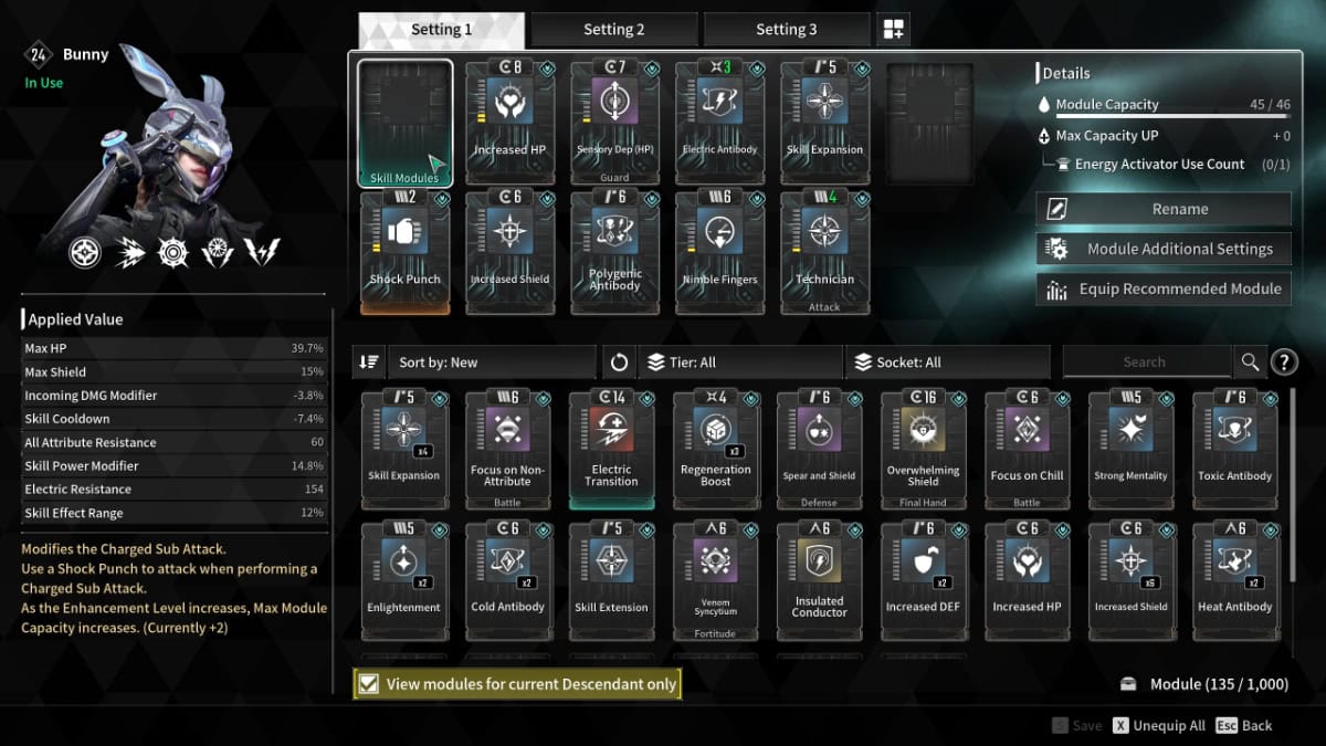 Modules in The First Descendant