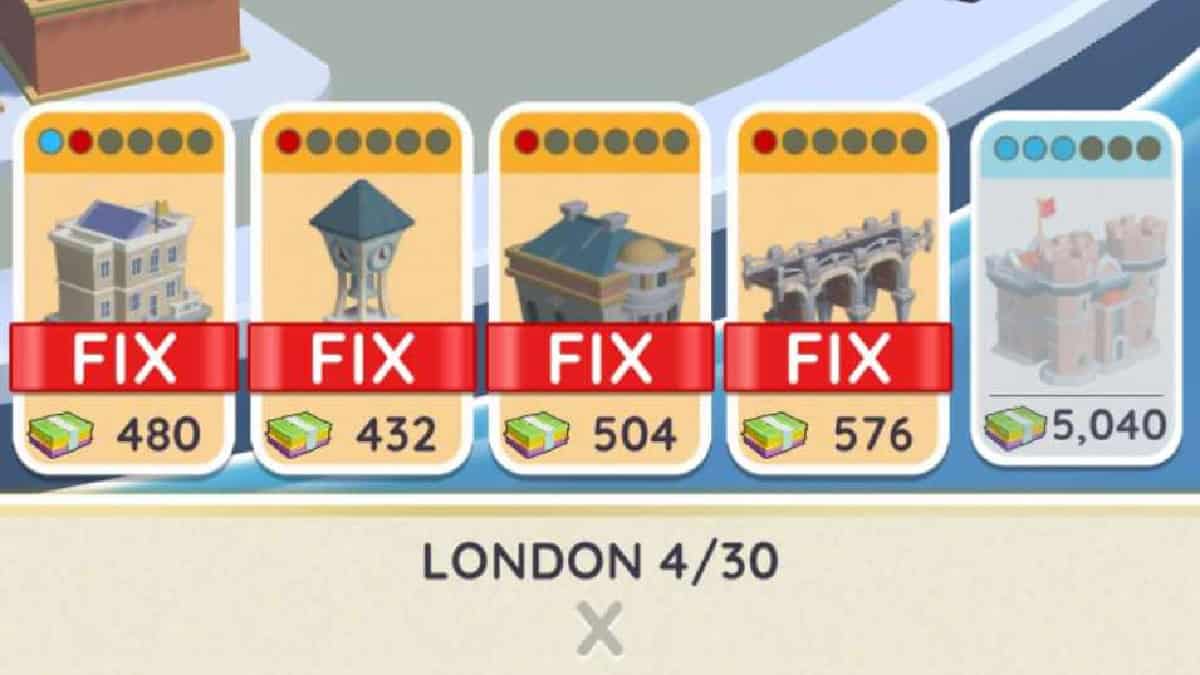 spending money on fixing properties and upgrades