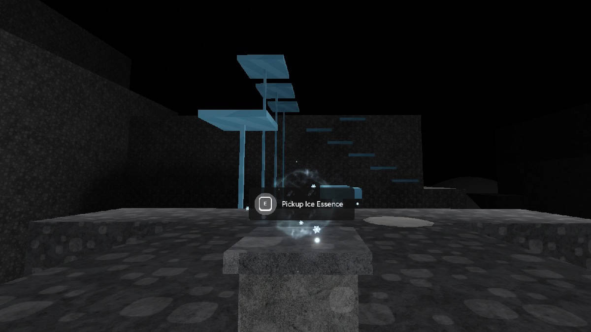 obtaining ice essence in the ice trails