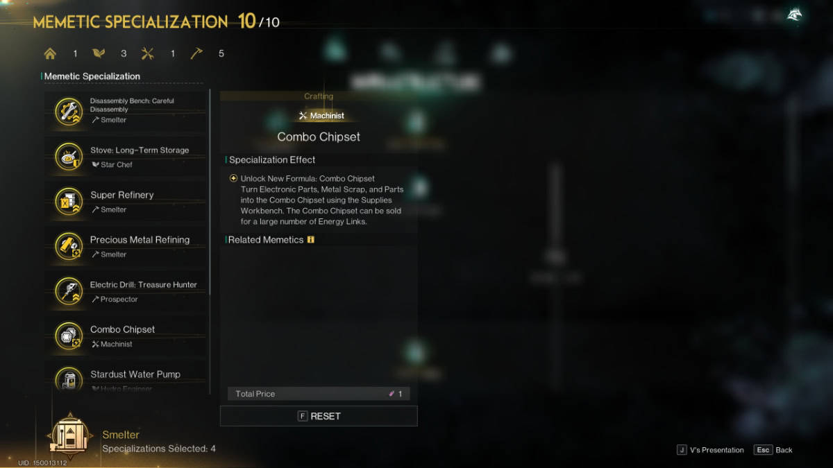 Once Human Combo Chipset guide