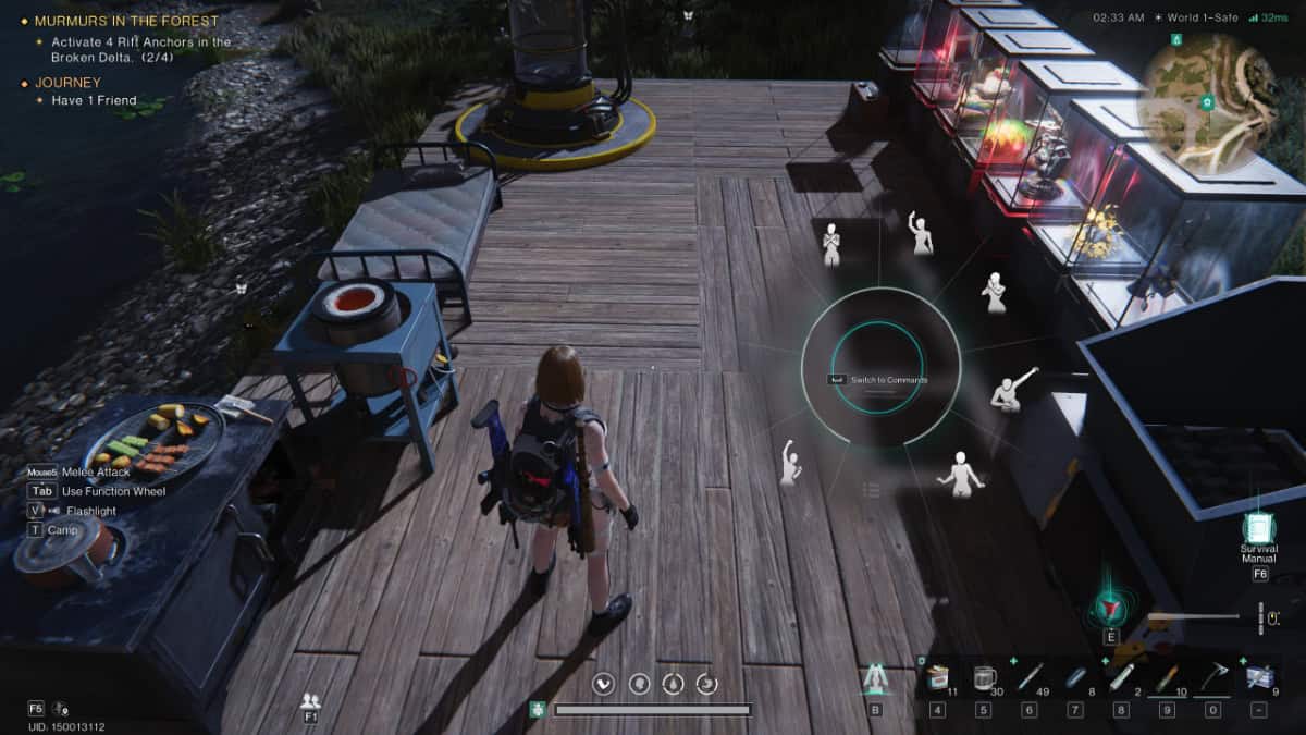 Once Human emote key