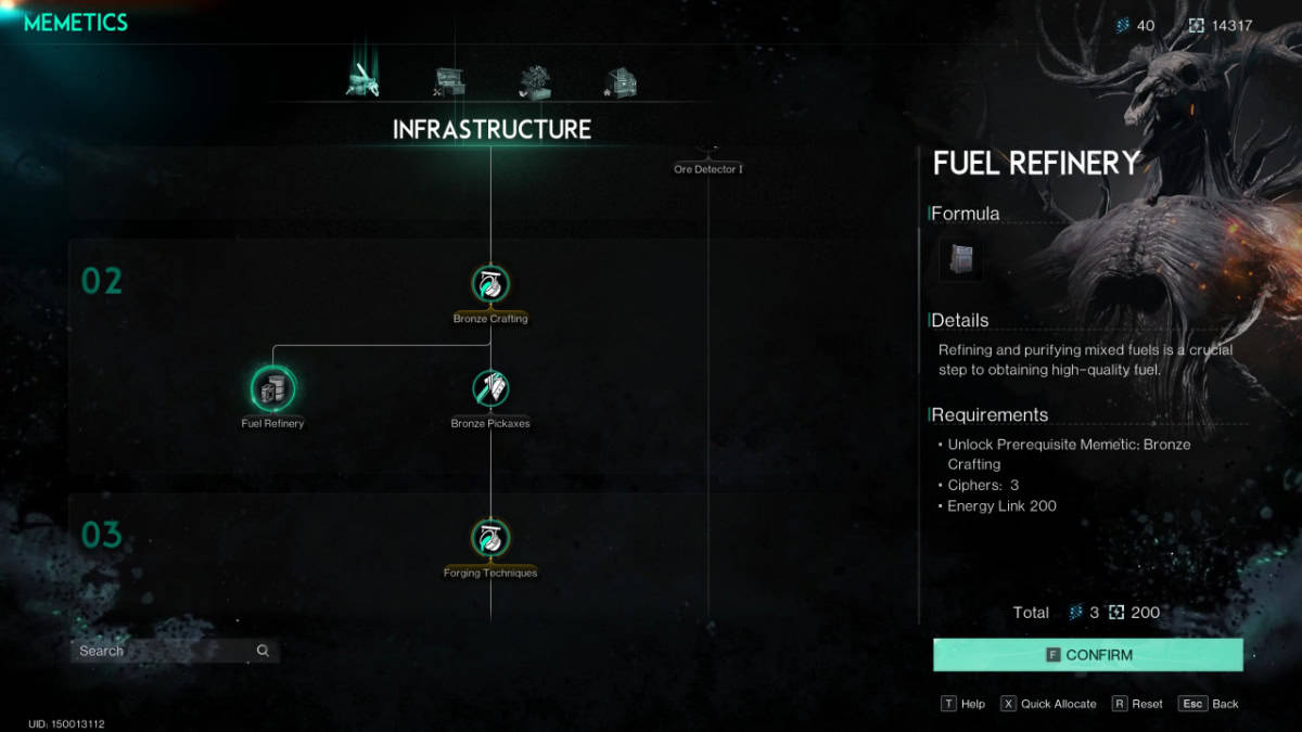 Once Human fuel guide
