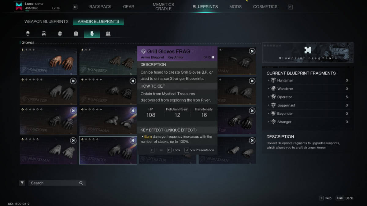 Once Human burn build weapon boom boom