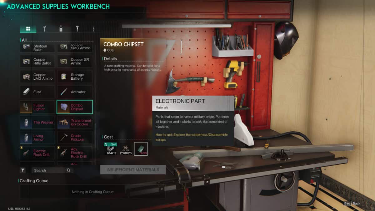 Once Human Combo Chipset guide