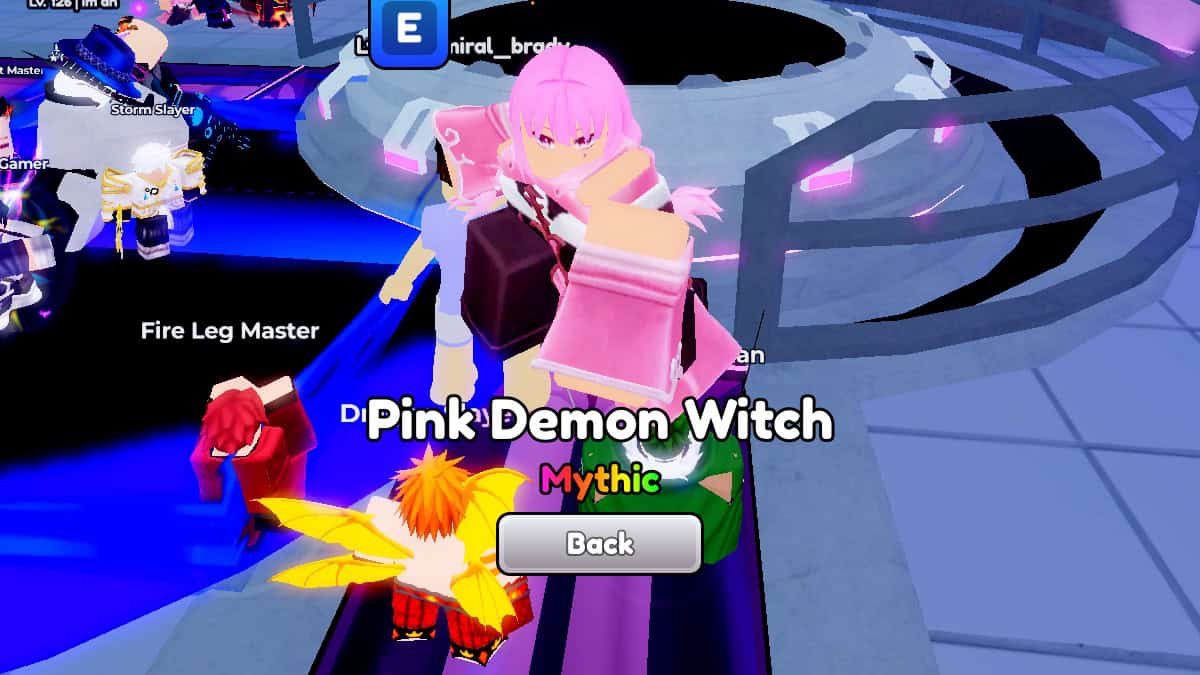 pink demon witch unit anime defenders