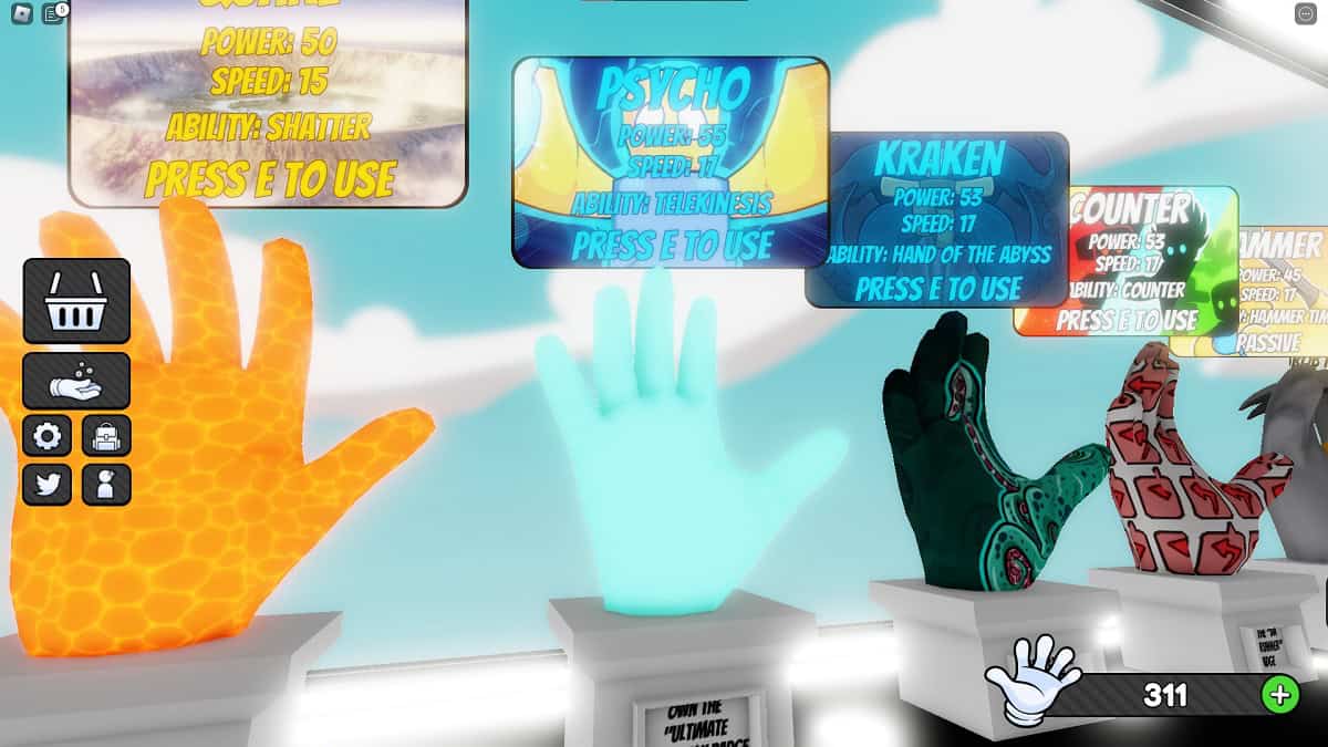 the psycho glove in slap battles