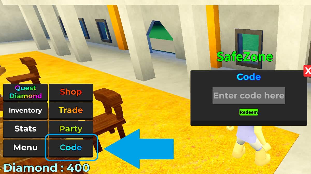 how to redeem rock fruit roblox codes