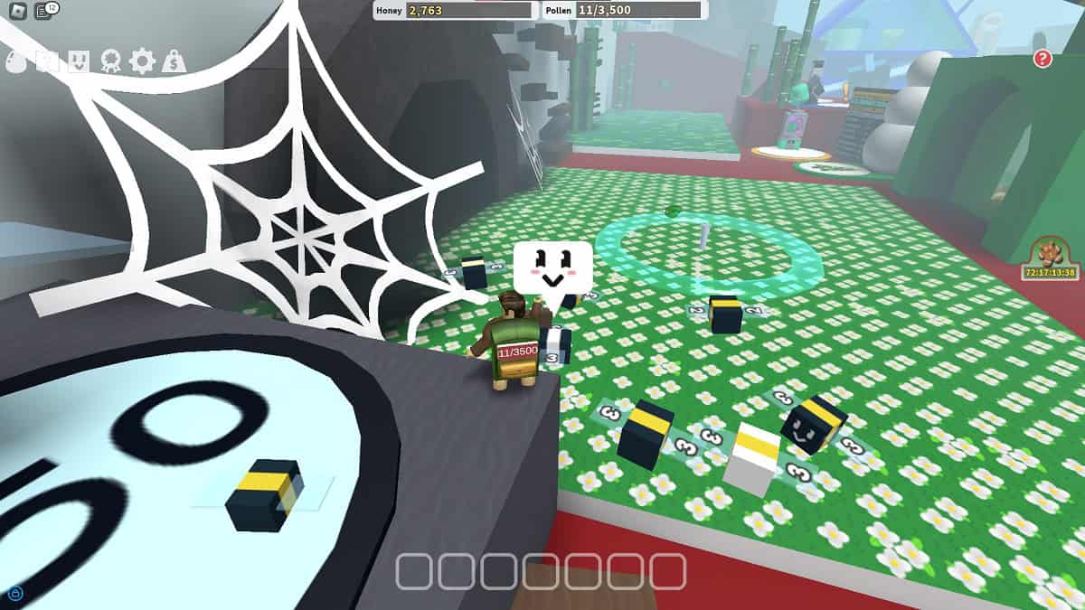 snowbear spawn location during beesmas