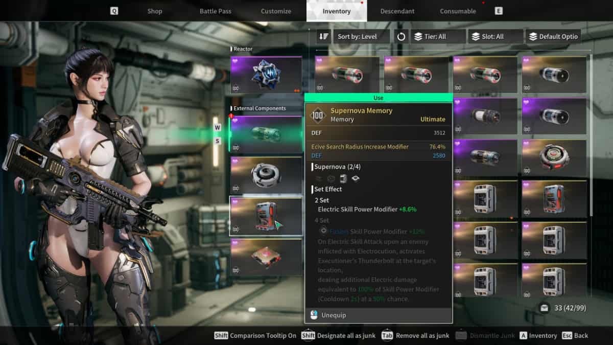 The First Descendant External Components guide