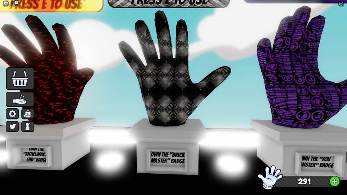 the trap glove statue