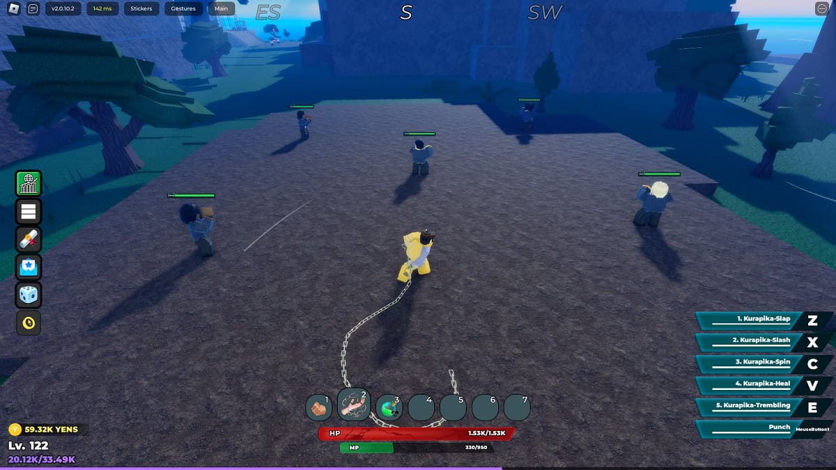 casting kurapika trembling in hunter era