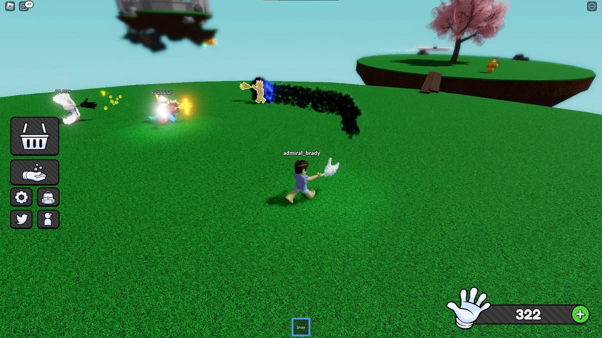 using the snow glove to unlock shard glove