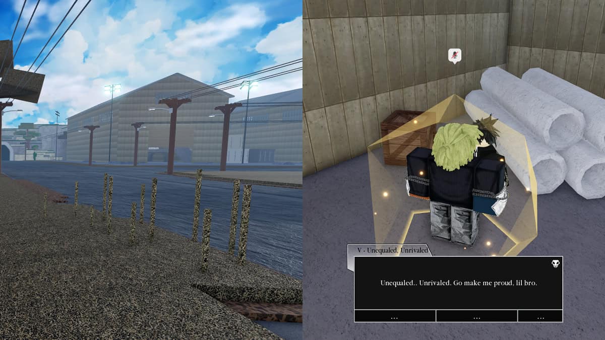 v unequaled unrivaled npc location