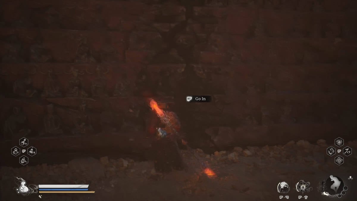 The entrance to the Loong Scale chamber in Black Myth: Wukong.