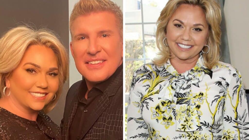 Julie Chrisley Denied Remote Resentencing By Judge Julie and Todd Chrisley (L), Julie Chrisley (R)