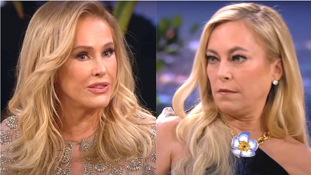 RHOBH’s Kathy Hilton Rocks Out On Air Guitar While Drunk Karaoke-ing With Sutton Stracke Kathy Hilton - Sutton Stracke