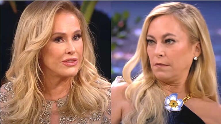 RHOBH’s Kathy Hilton Rocks Out On Air Guitar While Drunk Karaoke-ing With Sutton Stracke Kathy Hilton - Sutton Stracke