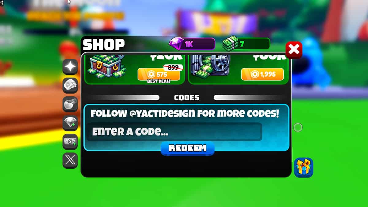 Redeeming codes in Roblox Launch Into Space Simulator