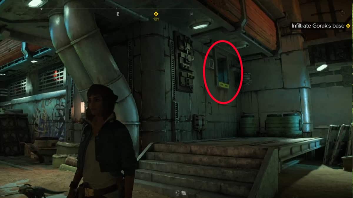 The vent entrance to enter Pyke's Stronghold.