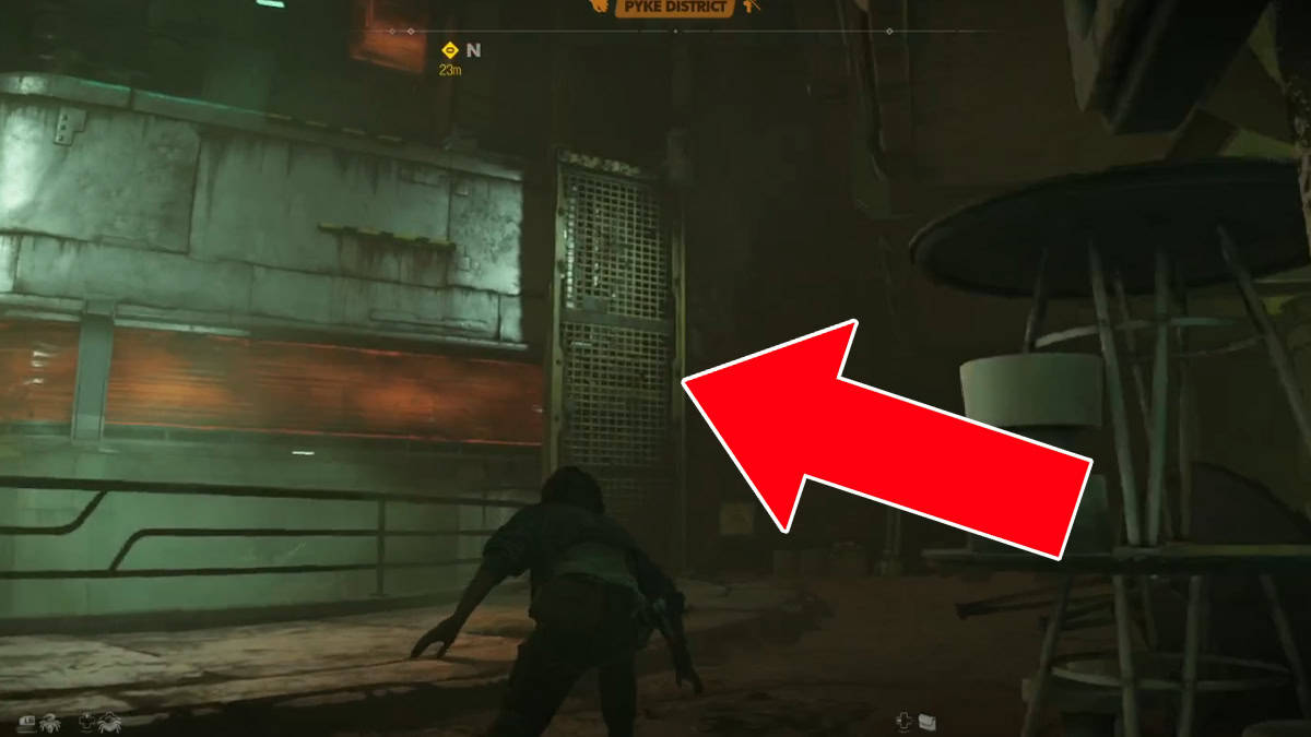 Yellow Grate in Pyke's Stronghold.